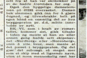 Bilde av Bryggepraten 26.6.1958